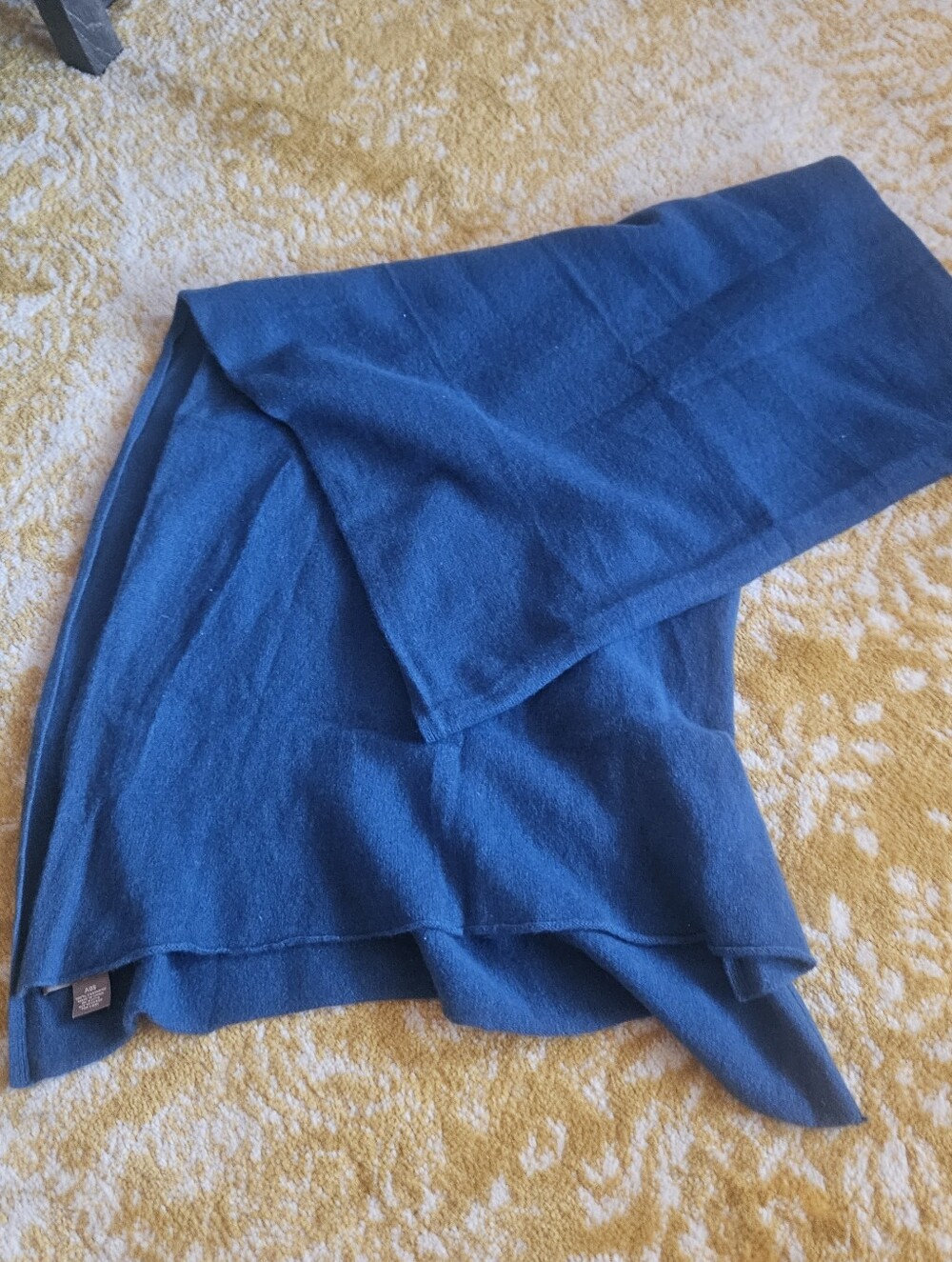 Large Teal Cashmere Wrap Scarf